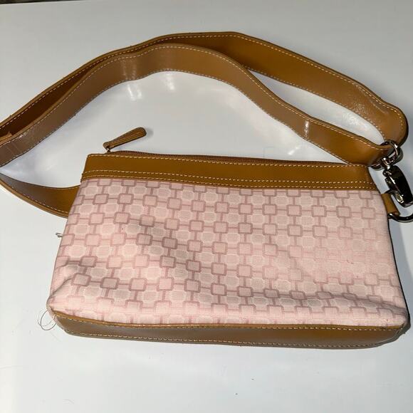 Y2k soft baby pink Nine West mini shoulder bag - Picture 3 of 5